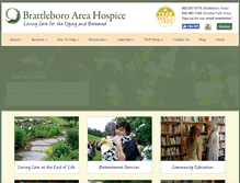 Tablet Screenshot of brattleborohospice.org